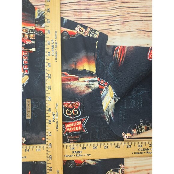 Magellan Sportswear Vintage Route 66 Men's Shirt Medium - Picture 6 of 6